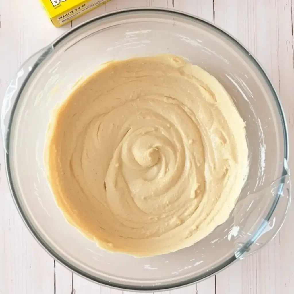 Lemon Gooey Butter Cookies making 1
