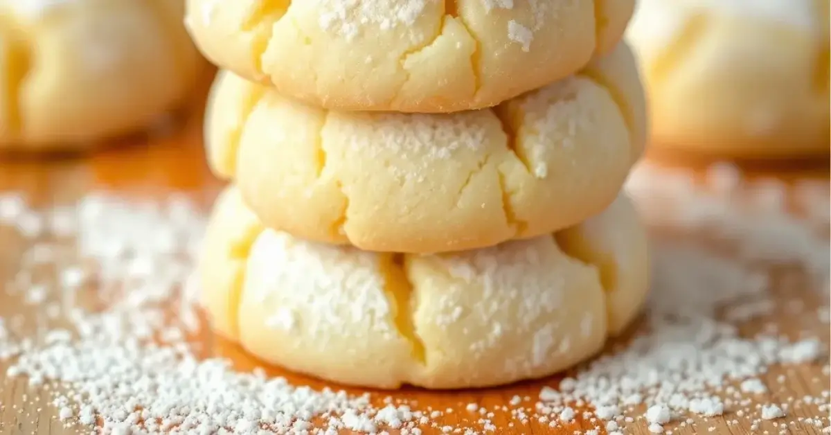 Lemon Gooey Butter Cookies