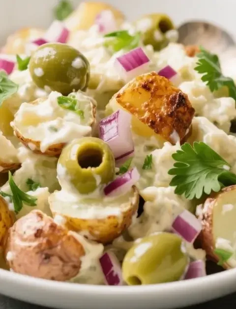 Crunchy Crispy Potato Salad