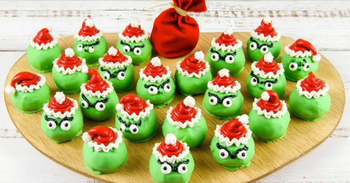 Grinch Oreo Balls