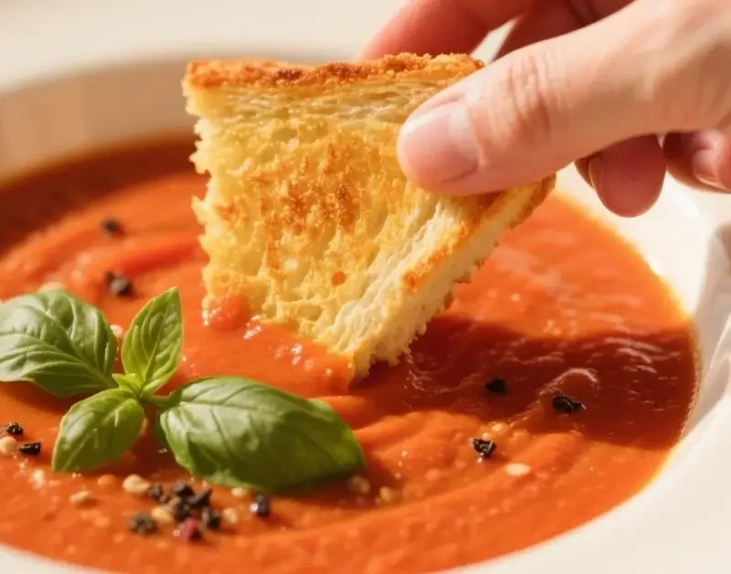 Roasted Tomato Basil Soup