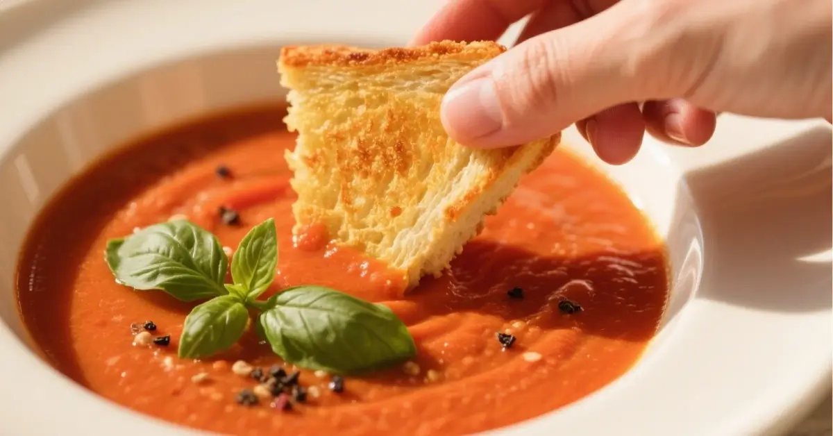 Roasted Tomato Basil Soup