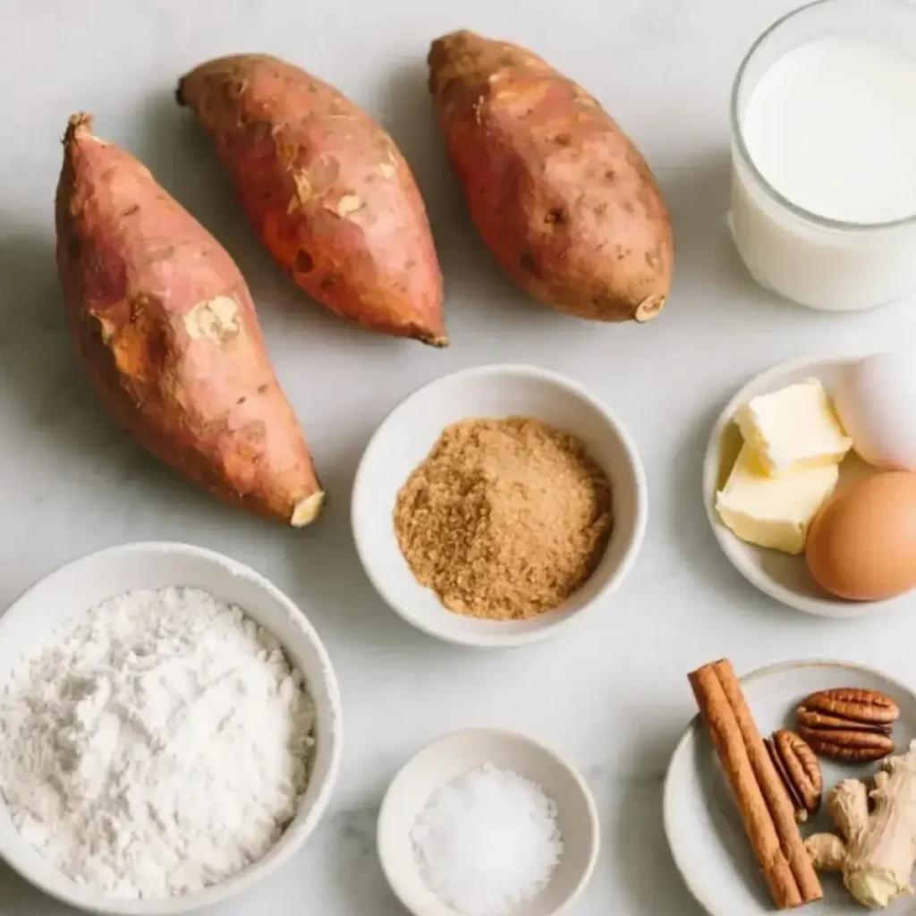 paula deen sweet potato casserole ingredients