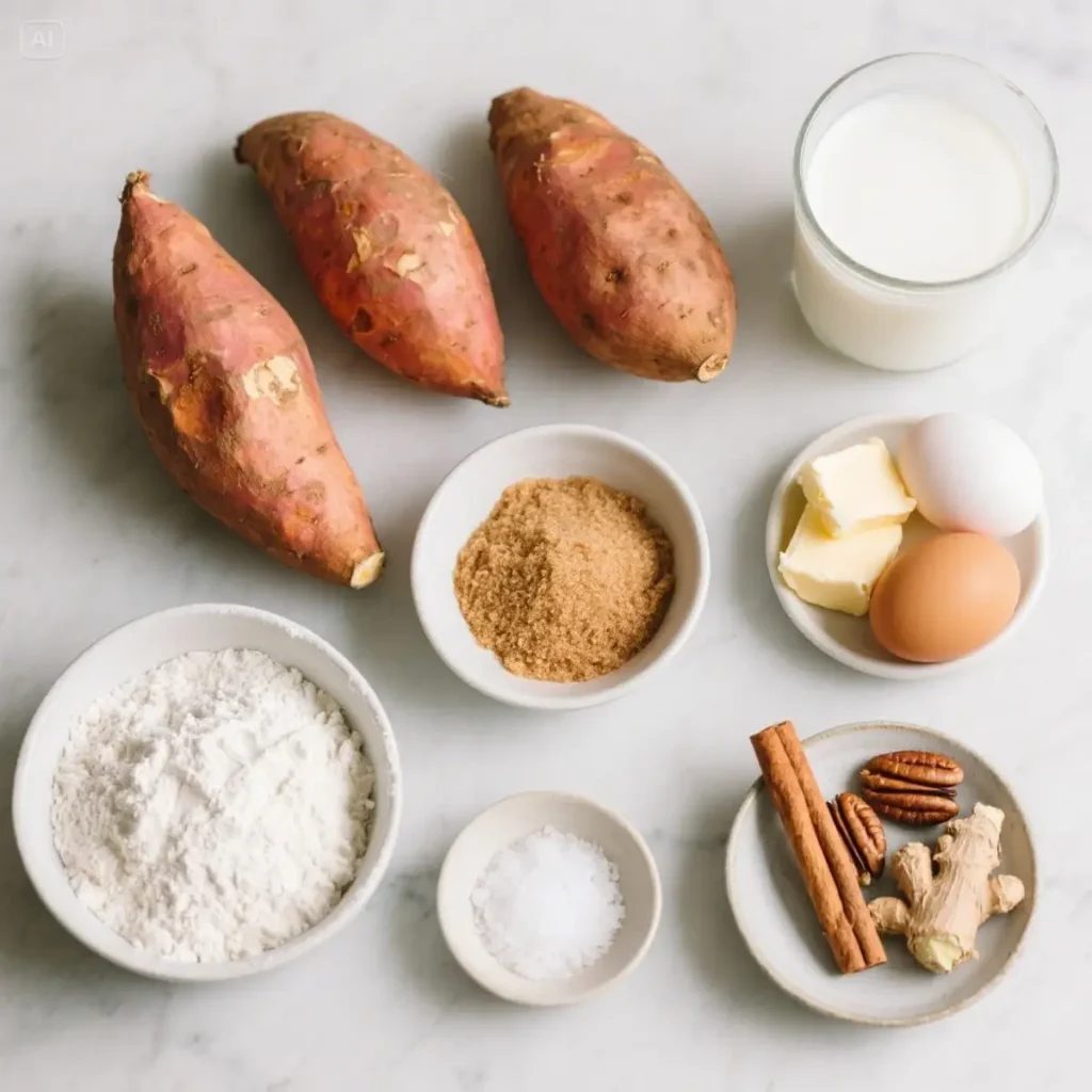 paula deen sweet potato casserole ingredients