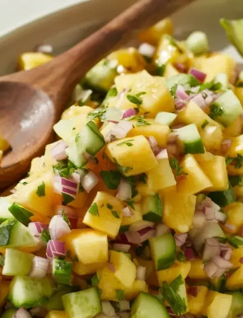 pineapple cucumber salad