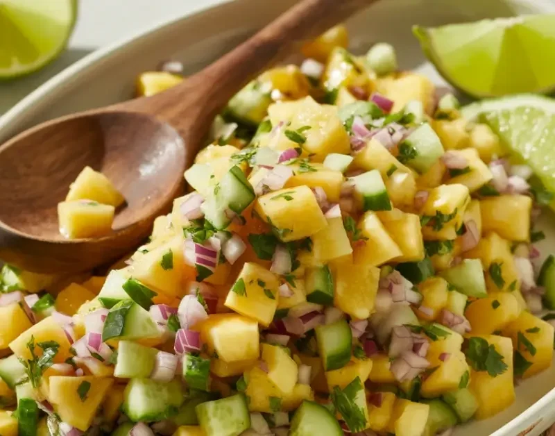pineapple cucumber salad