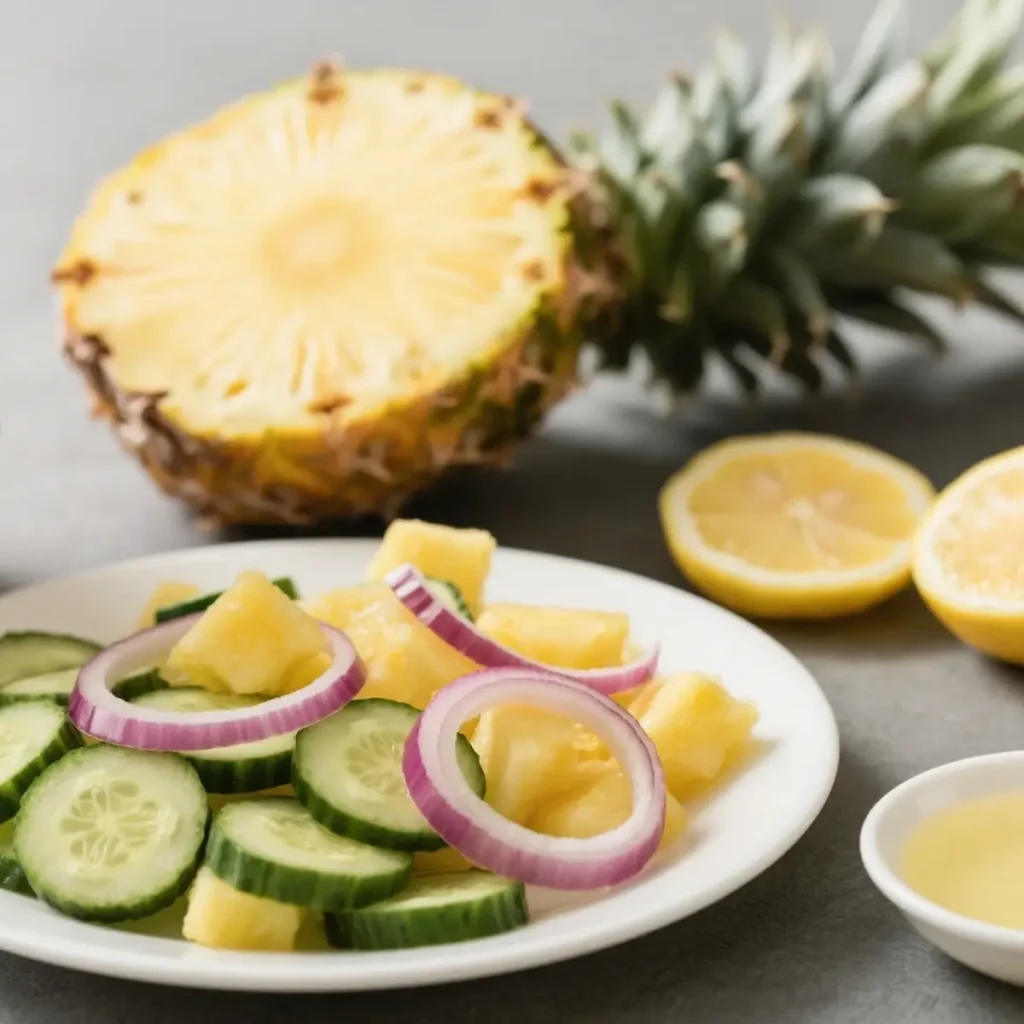 pineapple cucumber salad ingredients