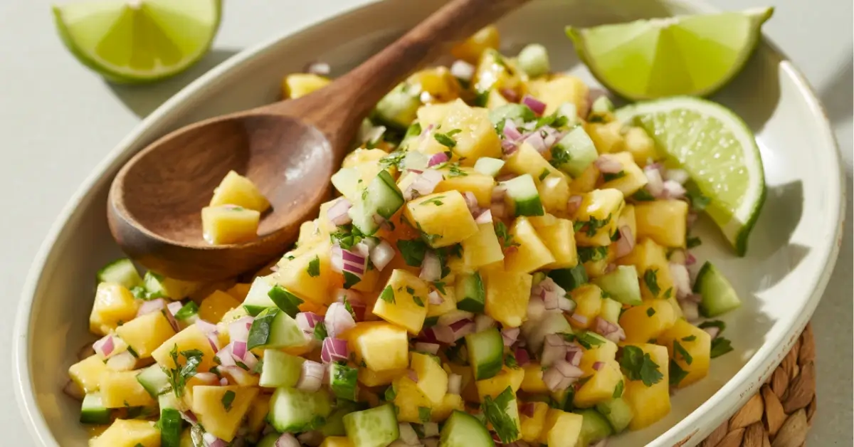 pineapple cucumber salad