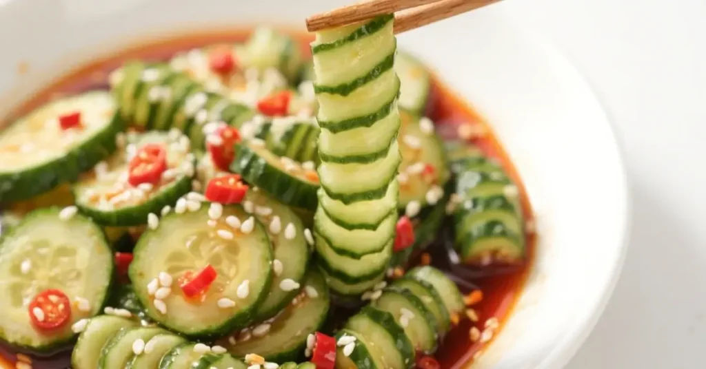 Tik Tok Korean Cucumber Salad