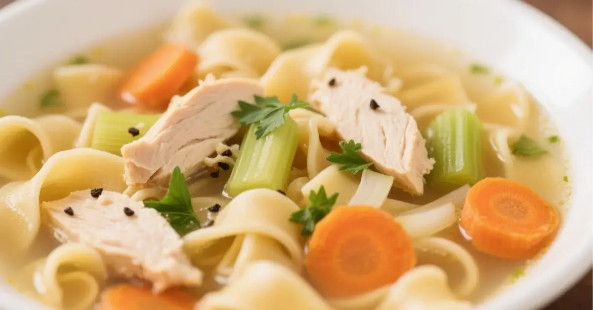 instant pot chicken noodle soup
