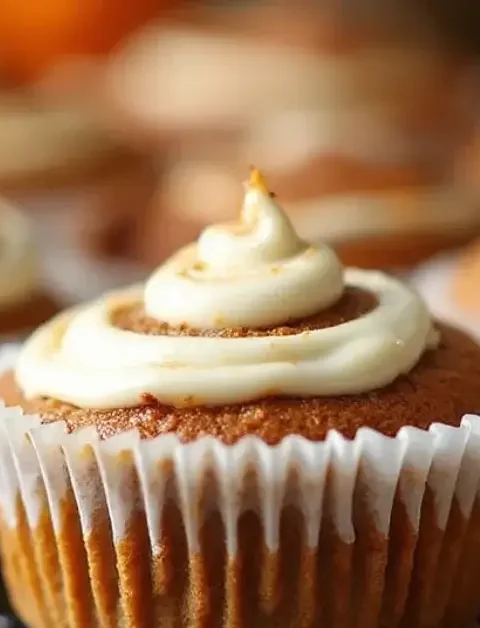 Pumpkin Cinnamon Roll Muffins
