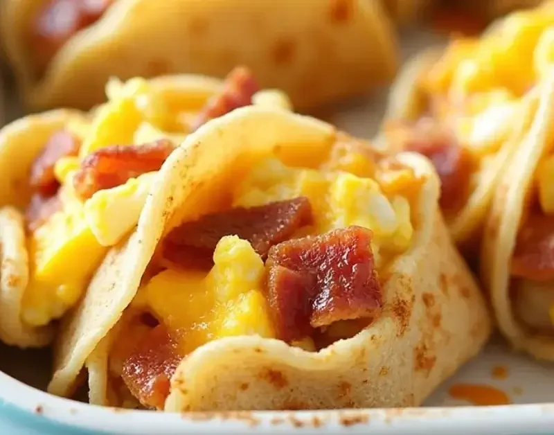 Simple Baked Breakfast Tacos