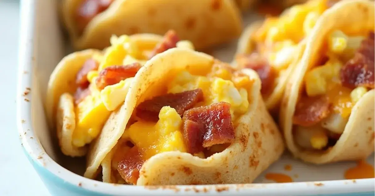 Simple Baked Breakfast Tacos