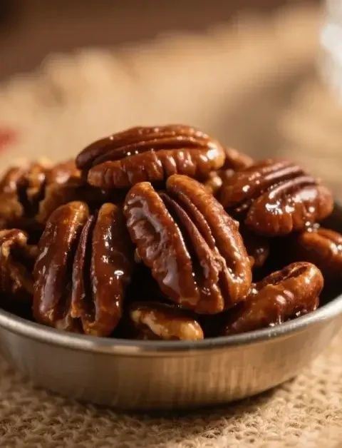 glazed pecans