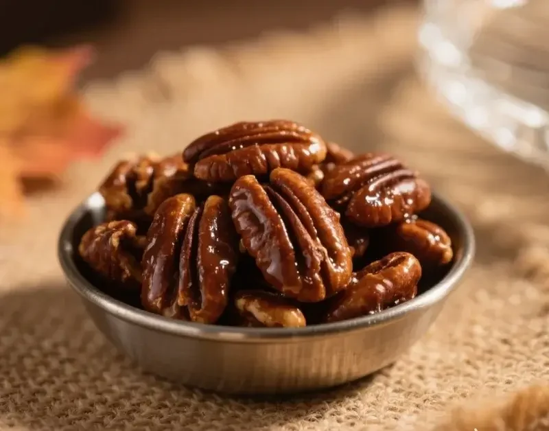 glazed pecans
