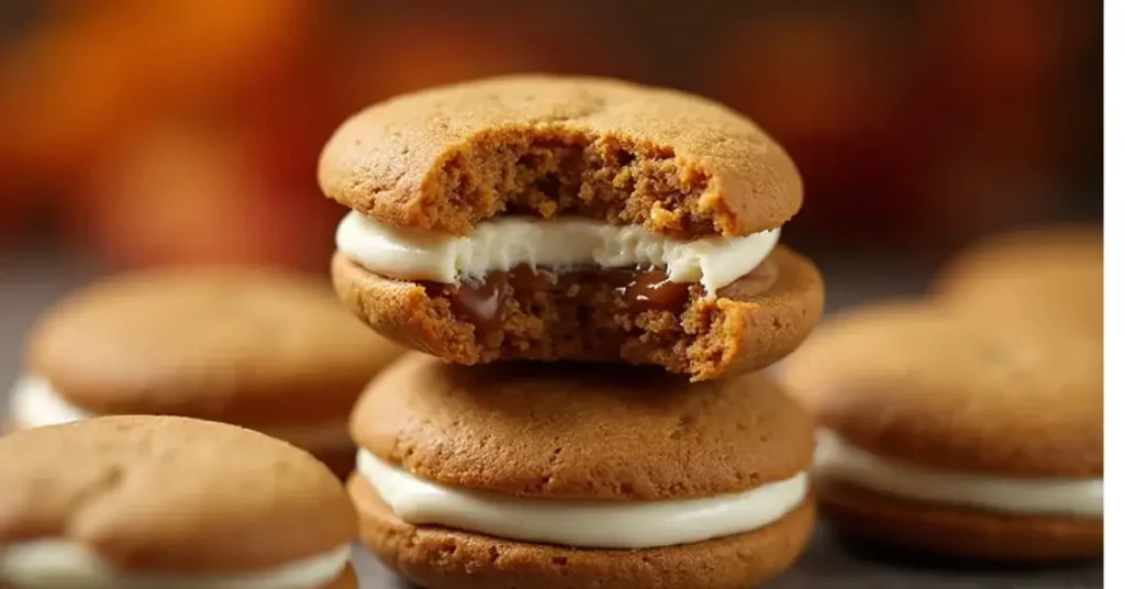Apple Pie Cookies with Caramel
