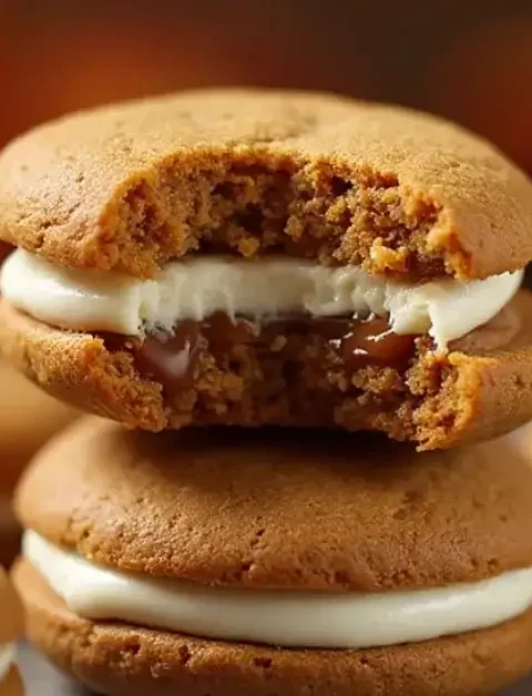 Apple Pie Cookies with Caramel