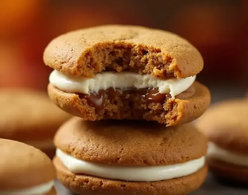 Apple Pie Cookies with Caramel
