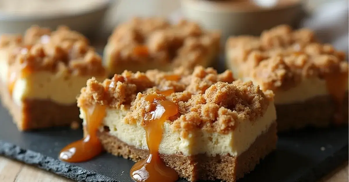 Caramel Apple Cheesecake Bars Recipe