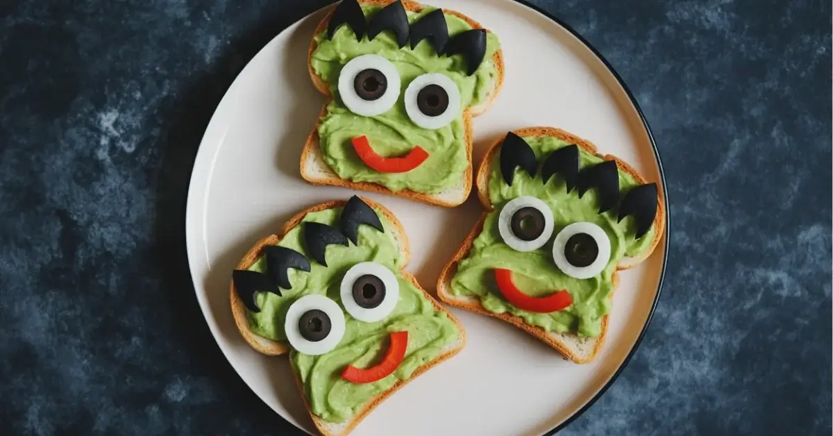 Creepy Cucumber Sandwiches