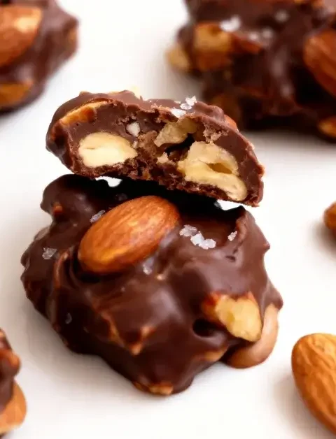 Dark Chocolate Almond Clusters