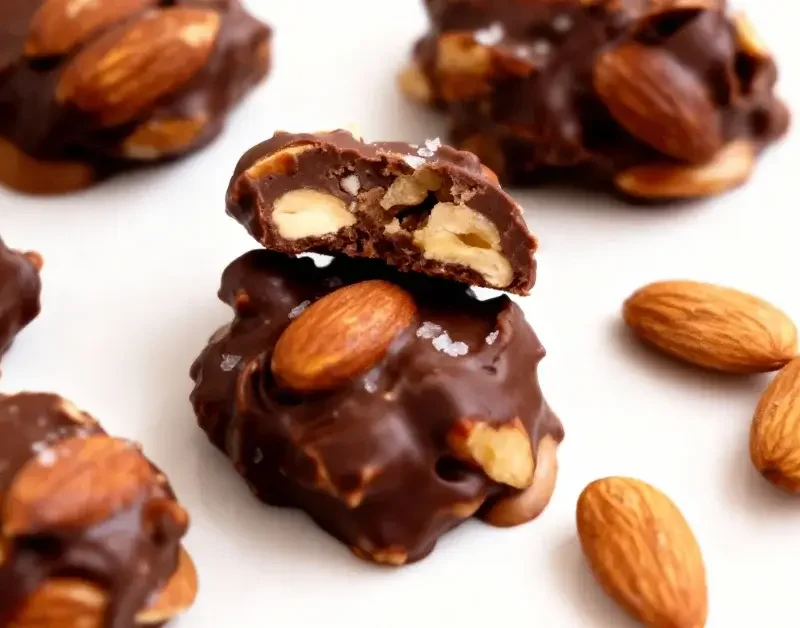 Dark Chocolate Almond Clusters