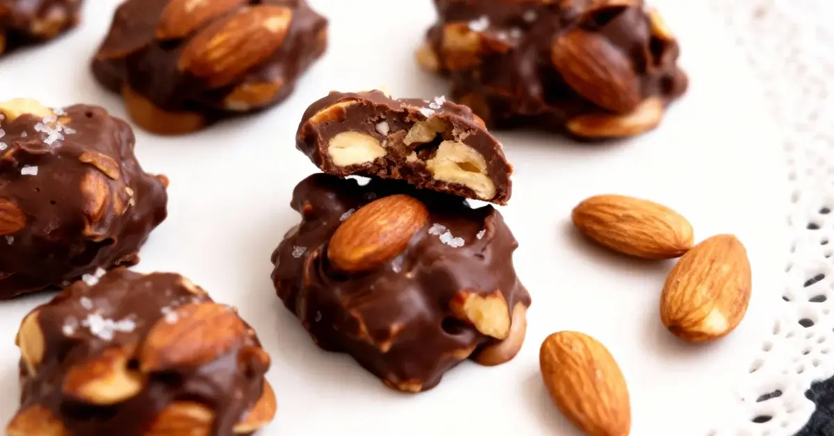 Dark Chocolate Almond Clusters