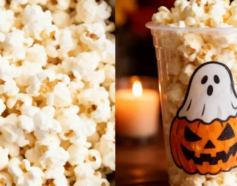 Ghost Popcorn Cups