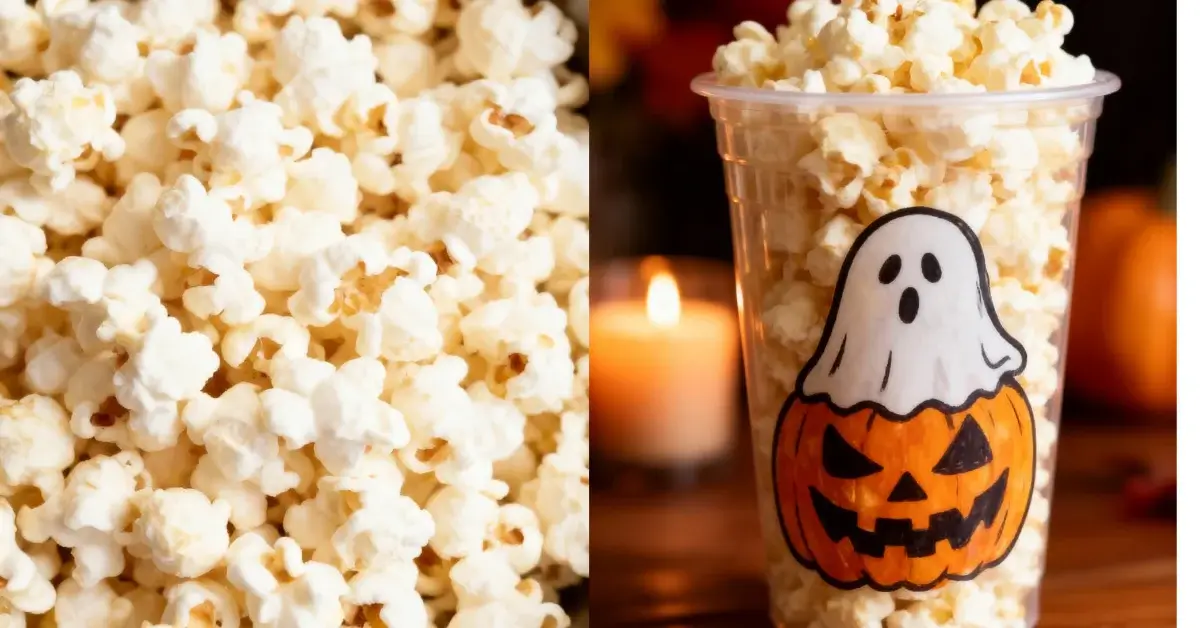 Ghost Popcorn Cups