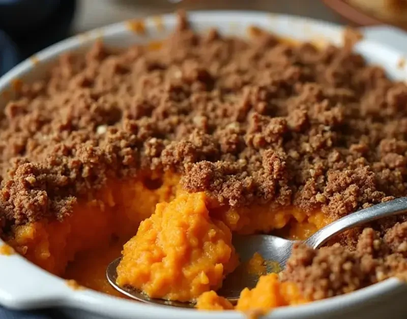 Southern Maple Sweet Potato Casserole