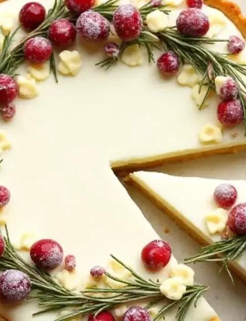 White Chocolate Cranberry Tart