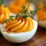 deviled egg halves