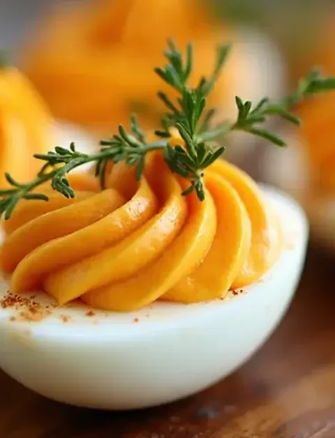 deviled egg halves