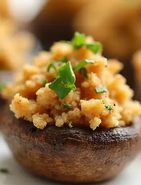 Best Christmas Stuffed Mushrooms