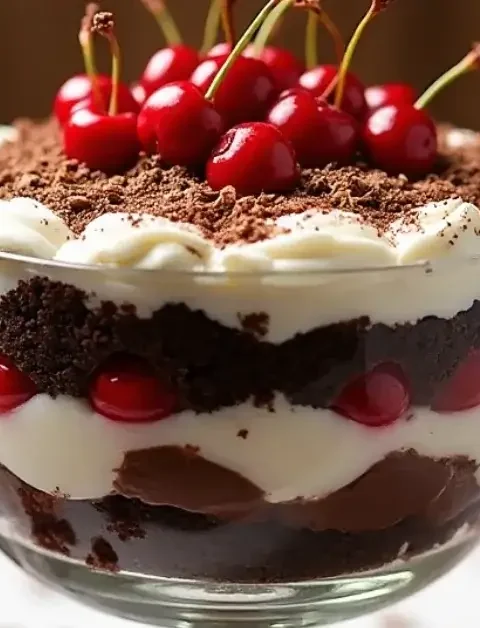 Christmas Black Forest Trifle