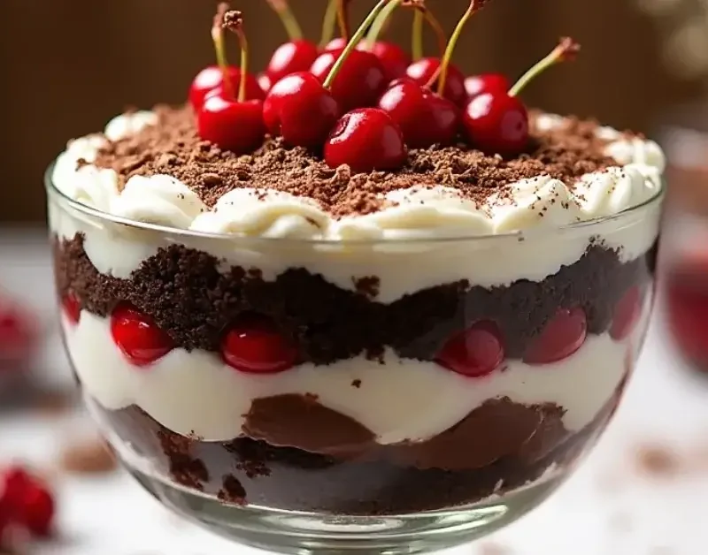 Christmas Black Forest Trifle