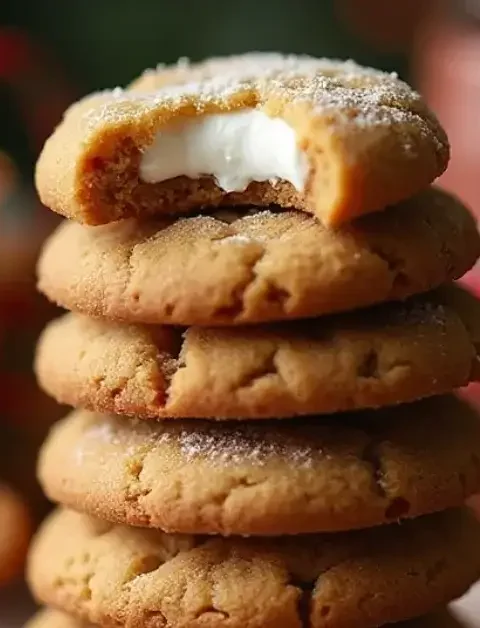 Gingerbread Cheesecake Cookies