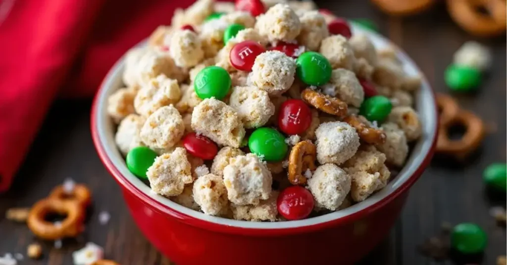 White Chocolate Reindeer Chow