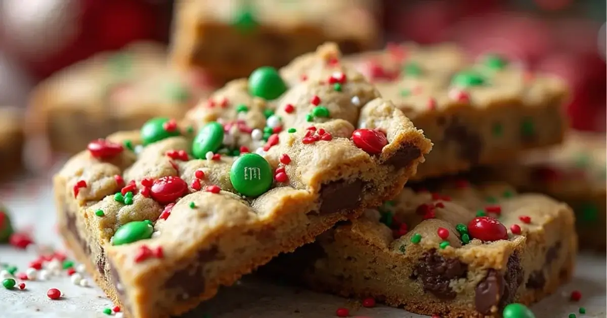 christmas cookie bars