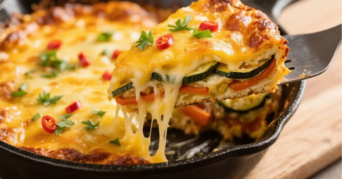 Breakfast Veggie Crinkle Cake