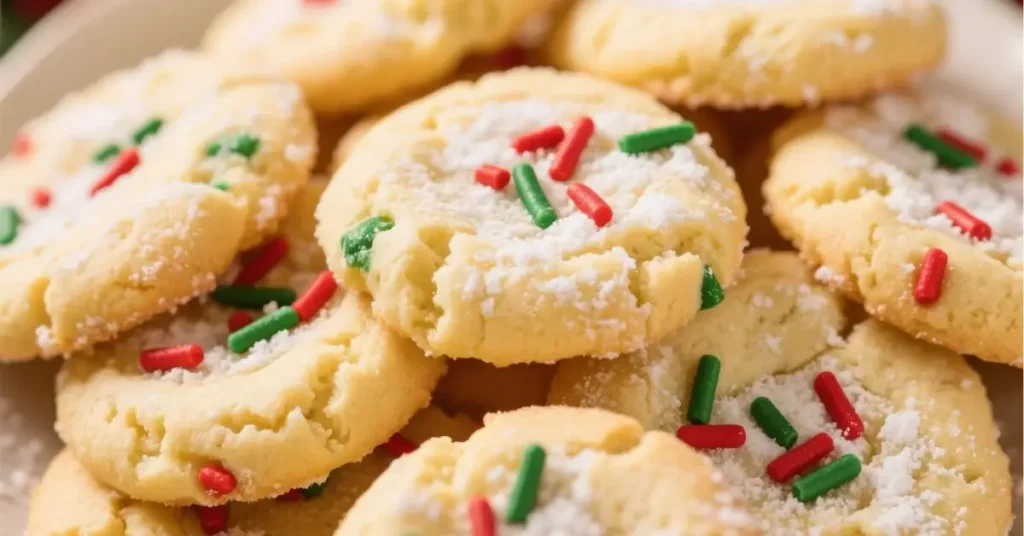 Christmas Gooey Butter Cookies