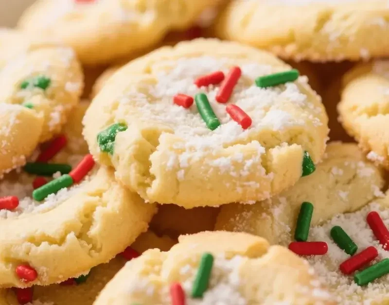 Christmas Gooey Butter Cookies