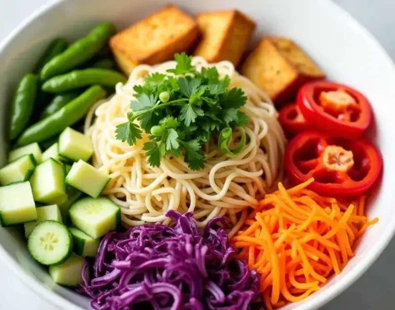 Fresh and Crunchy Spring Roll Salad