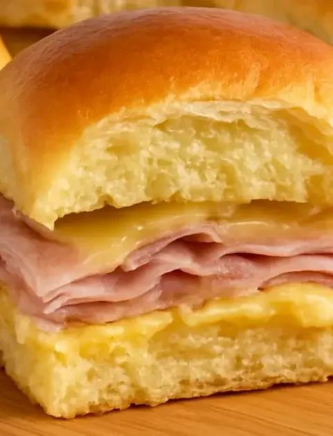 Ham and Cheese Sliders on Hawaiian Rolls