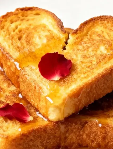 Heart-Shaped French Toast