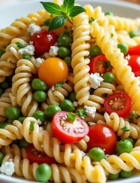 Spring Pea Pasta Salad