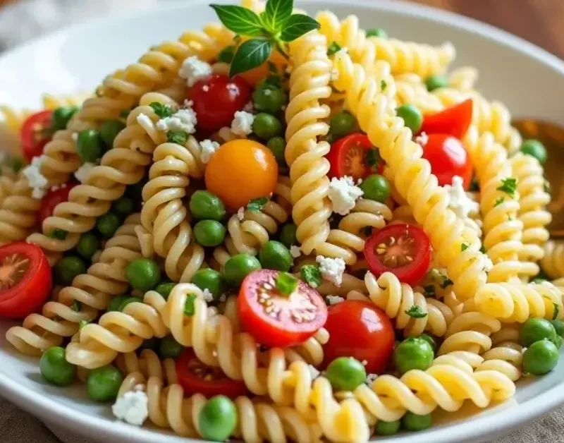 Spring Pea Pasta Salad