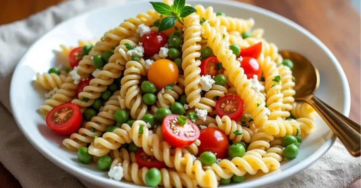 Spring Pea Pasta Salad