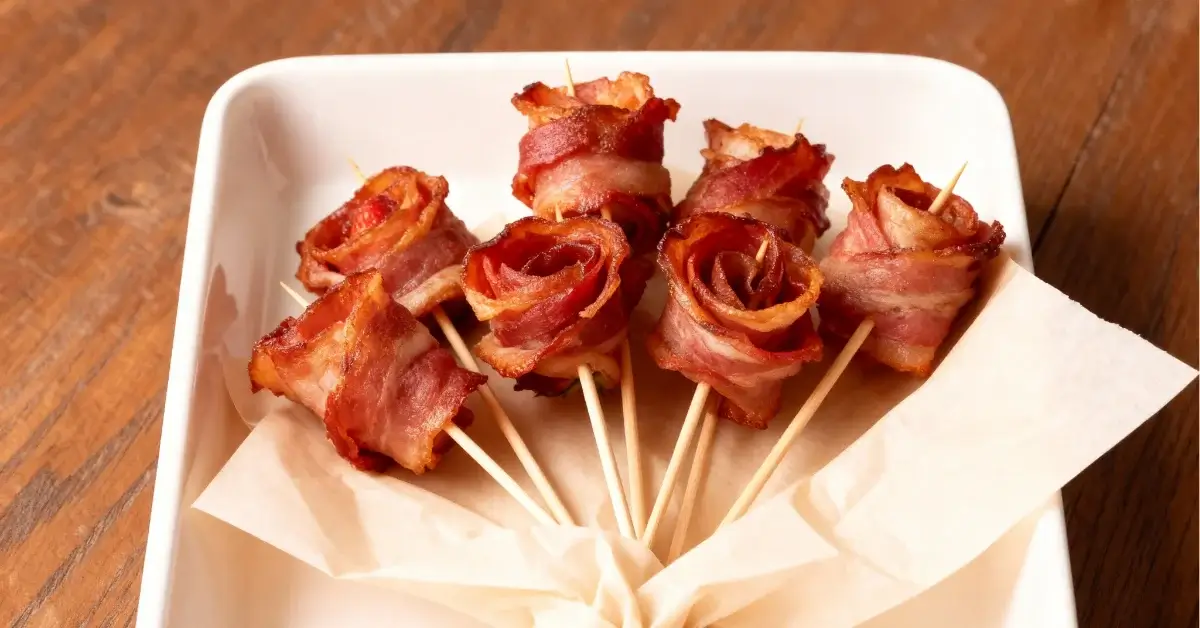 Valentine's Day Bacon Roses
