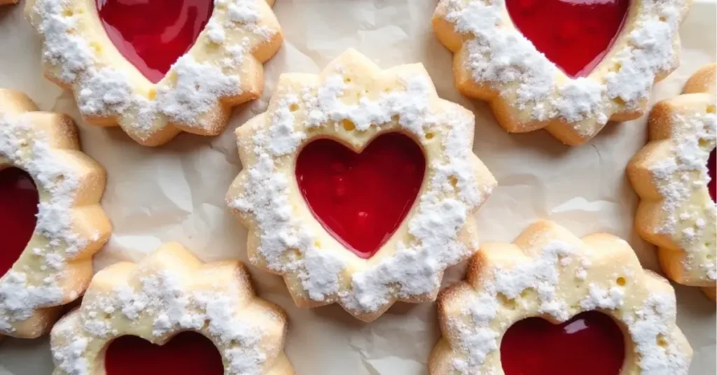 Linzer cookies